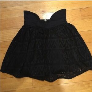 NWT LF SIDE PANNEL SKIRT WITH LASER LACE FABRIC